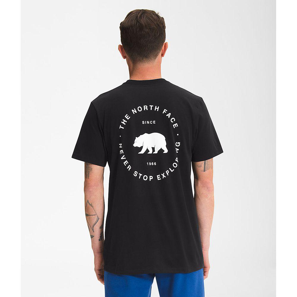 The North Face Κοντό Μανίκι Bear Nse Ανδρικα T Shirt - Μαυρα (UAYD53947)